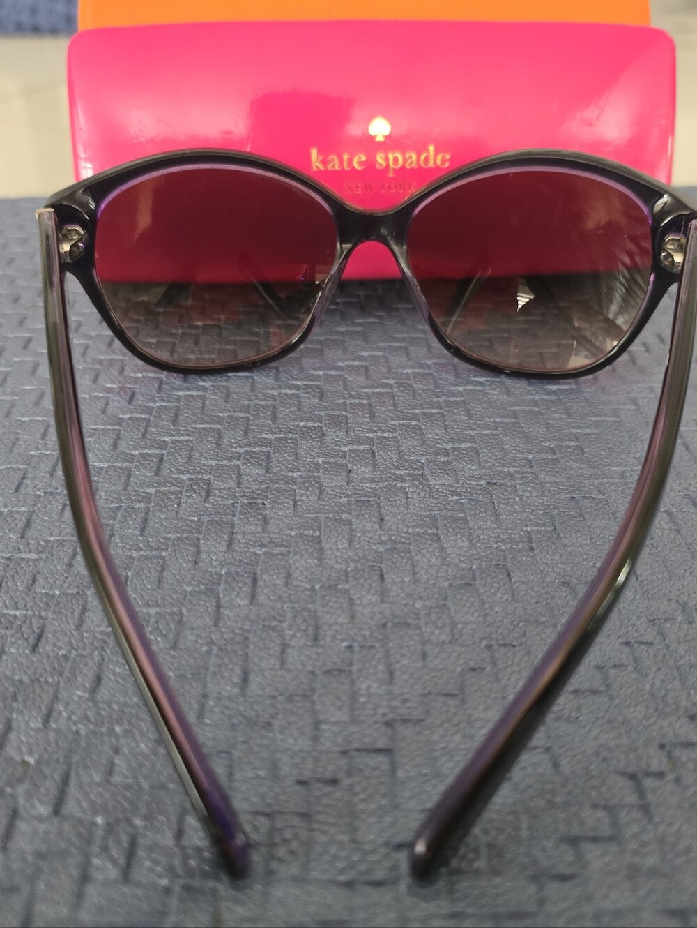 KATE SPADE Dark Purplw Women's Sunglasses with Gradient Lenses - Picture 4 of 7